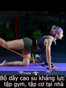 Bộ dây cao su kháng lực tập gym tại nhà X5