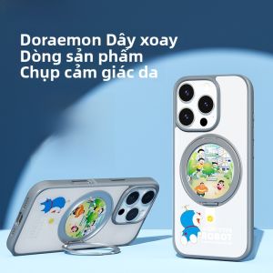 Rock | Ốp lưng iPhone 16 Pro Max Rock có chân đế từ tính hình Doraemon dễ thương vỏ bảo vệ sáng tạo thiết kế cá nhân cảm giác cao cấp cho cặp đôi