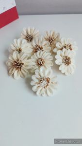 ดอกทานตะวัน 5 cm. (Sunflowers 5 cm.) ดอกไม้ดูดน้ำหอม ไม่ติดเชือก ขนาด 4 cm.