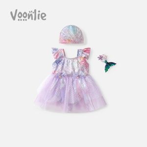 VOONLIE | Đồ Bơi Một Mảnh Hình Nàng Tiên Cá Cho Bé Gái