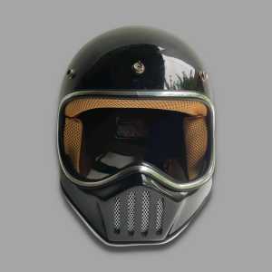 Helm Custom Dewasa Terbaru 2022: Helm Cakil Hitam Doff Pria