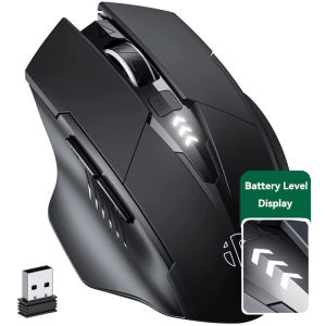 inphic | Inphic F1S Rechargeable 2.4G Wireless Mouse Office Mute Ergonomic And Skin-friendly Materials Support PC Laptop Tablet Universal