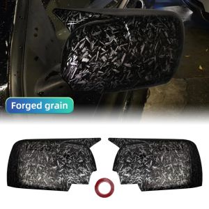 2pcs 2024 New M Look Mirror Covers for BMW X5 E53 1999-2006 Glossy Black Rearview Side Mirror cover Caps