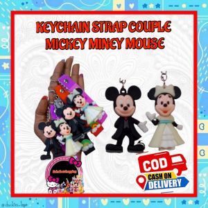 KEYCHAIN STRAP COUPLE MICKEY MINEY MOUSE DANSA