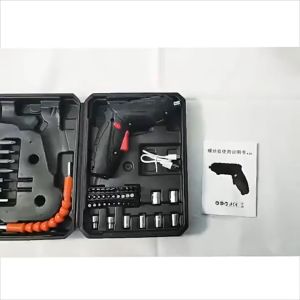 💥💥💥[Buy 1 get 1 free] 47pcs in 1 Wireless Electric Screwdriver 5V Rechargeable Portable Electric Drill Cordless