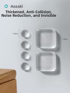 LISSA | Silent Door Bumper Wall Protector Silicone Transparent