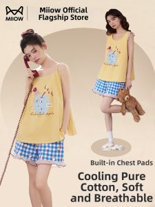 MiiOW | Strap Design Summer New Padded Cotton Pajama Set