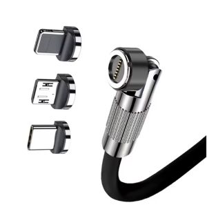120W USB Charge Cables 3in1 Magnetic 6A Super Fast Charge Type-C To iOS Lighting Liquid Silicone Charger Data Cable For iPhone
