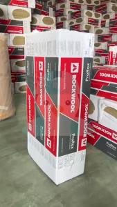 ฉนวนใยหินร็อควูลแบบแผ่น ฉนวนกันความร้อน ROCKWOOL รุ่น ProRox SL 950-SA หนา50mm ฉนวนทนความร้อนสูง สินค้าพร้อมส่ง