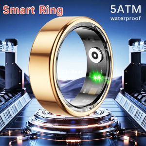 MAFAM【👍Best Picks】2024 NEW Smart Ring For HUAWEI XIAOMI R02 Smart Ring IP68 &5ATM Waterproof Multi-sport Modes Activity Fitness Tracker Heart Rate Sleep Monitor Blood Oxygen Steps Finger Ring for IOS Android Men Women Gifts