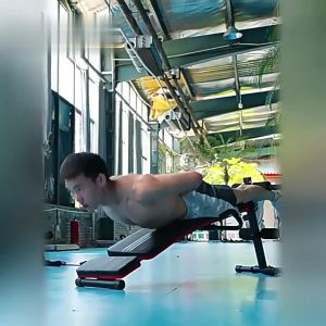 JF Adjustable Multi-Function Home Fitness Bench with Headrest & Lumbar Support - 200KG Load Capacity Thickened Leather Foldable Design COD