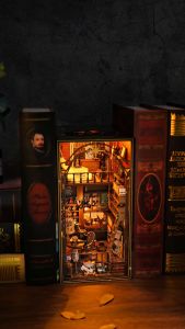 Emerie Yara DIY Miniature Dollhouse Kit - Mira Magic House - w/ LED Lights and Music Box - Hobby | Craft | Gifts