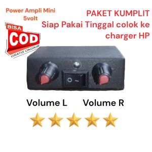 Ampli Power Mini 5volt Bluetooth Bisa Pakai Charger HP atau Powerbank