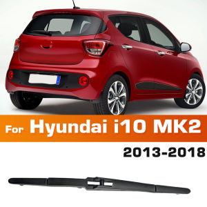 For Hyundai i10 MK2 2013 - 2018 Windshield Windscreen Window Brushes Wiper 11" Rear Wiper Blades Set