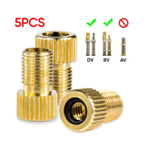 2/5/10-Pack F/V to A/V Bicycle Valve Adapter Tire French Valve Adapter Cycling Accessories Value Converter