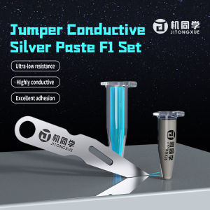 JTX F1 Nano Silver Conductive Paste Set for PCB Jumper Broken Line Repair High Conductivity Low Resistance for Phone Screen Fix