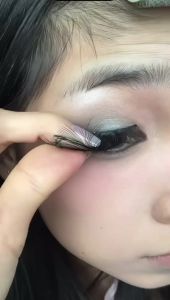Anime Feather Eyelash Accessory Flapping Butterfly Dot Net Red Makeup Look DIY for Hot Girls Eye Makeup