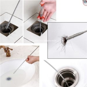 Harper งูเหล็กทะลวงท่อตัน แก้ท่อตัน สปริงทะลวงท่อตัน งูเหล็ก 60x60cm