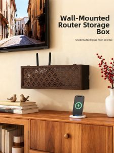 Mountable Router and Device Storage Box