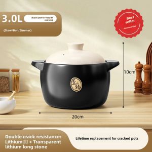 DEMING | Stovetop Ceramic Pot for Hot Pot and Rice Cooking