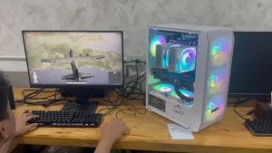 คอมประกอบ48เทรด2 cpu ปล่อยบอท เล่นเกมส์ ทํางาน ตัดต่อ intel xeon 2697v2 X2 24c/48t/Ram ecc32128gb /nvme1000gb/vga1-16GB "PRELOVED"