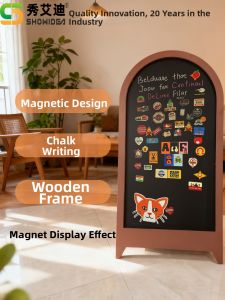 ShowIdea | Dual-sided Magnetic Standing Blackboard Outdoor Wind-resistant Commercial Display