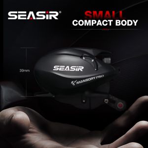 SEASIR MANSORY PRO 131G Ultra Light Carbon Fiber Double Spools Baitcasting Fishing Reel 7+1 BB 7.1:1/8.1:1Gear Ratio Max Drag 5kg NMB Bearing Saltwater