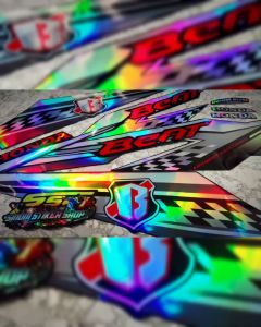 Stiker Striping Standar Hologram Honda Beat 2018