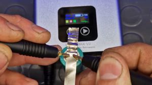 Kerpu Mesin Las Mini Portable Welding Machine LCD 70 Gear & Power Bank 11000mAh - KR11