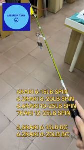 4077 JORAN PANCING SEAHAWK PLEXUS SPINNING / BC CAST FISHING ROD