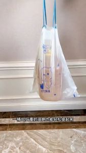 ส่งเร็ว ถุงขยะ แบบหนามีหูหิ้ว นิ้ว 100 ชิ้น และ 50*45 นิ้ว แพ็ค 100 ชิ้น หนังสือและทนทานรับน้ําหนักได้ดี