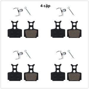 4 Cặp Má Phanh Đĩa Thủy Lực Bán Kim Loại MTB Dành Cho Xe Đạp Tương Thích Với Formula One R1 R1R RO RX T1 Mega One FR C1 CR3