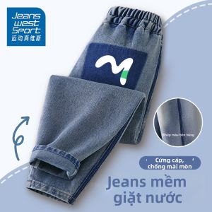 JEANSWEST SPORT | Quần Tây Thể Thao Dành Cho Bé Trai Form Rộng Đơn Giản