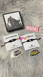 Gelang Couple Batman & Catwoman Tali Waterproof Bracelets Gelang Pasangan