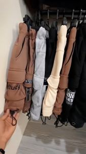 Celana Cargo Pendek Pria Dan Wanita Bahan Katun Fleece Nyaman Dan Lembut