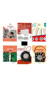 (HCM) Phụ Kiện Máy Xông Tinh Dầu Béc(Bép) Phun Quạt Gió Remote Chai Lọ Mainboard Bóng Đèn - Rô Organic