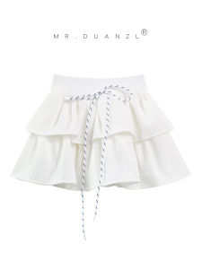 Váy Ngắn Ren Ngọt Ngào Có Thắt Lưng Váy Midi Cạp Cao Cho Nữ Váy Ngắn Phong Cách Ngọt Ngào Cho Nữ