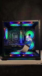 Quạt JUMPEAK MS120 120mm ARGB RGB Êm Ái Hiệu Ứng Gương Vô Cực 5V Quạt Case 12cm Cho Hệ Thống Làm Mát PC Tản Nhiệt Nước CPU 9 Cánh Quạt