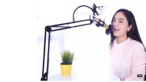 BAYAR DI TEMPAT HANYA AD DI SINI - STAND MIC PANJANG FULL BESI TAFFSTUDIO NB-35 ORIGINAL MICROPHONE SET