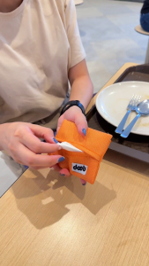 doob CHOPER - Upcycled Water-Repellent Tissue and Coin Pouch