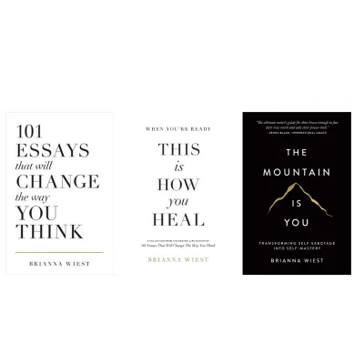 (Ready Stock) Eng Book : Brianna Wiest The Mountain is You This is How you Heal 101 Essays The Pivot Year
