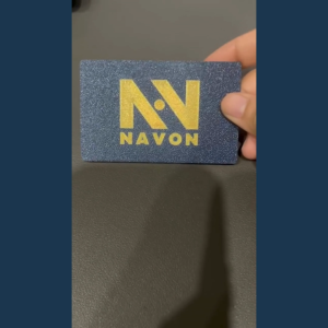 Personalized Business Card Custom 3D Printed Embossed Flat NFC Digital Card Tap and Scan Instant Sharing