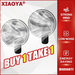 XIAOYA 10year warranty wall fan 16-18 inch wall mounted home restaurant remote control mute pure copper motor fan kipas dinding murah