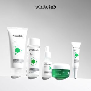 Whitelab 5pcs Paket Acne Lengkap - Facial Wash Toner Serum Moisturizer Acne Cream Paket Skincare