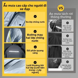 WEICHENGNEI | Bộ Áo Mưa Chống Thấm cho Nam