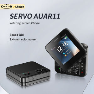 Original SERVO AUAR11 Side Sliding Mobile Phone 2.4 inch Screen Dual SIM Speed Dial FM 2G Network Rotating Style Phone Brand New