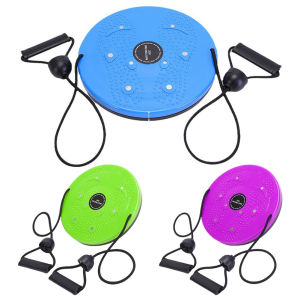 【New Arrival】Torsion Body Dance Plate with Pull Rope Twist Waist Machine Multifunction Weight Loss Aerobic Exercise Tool
