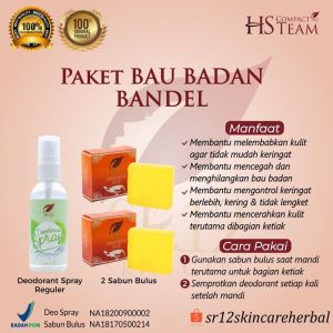Deodoran Spray Penghilang Bau Badan Bau Ketiak Deo Spray Premium Herbal Bpom