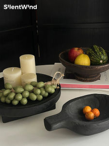 Khay Đựng Trái Cây Bằng Gỗ SilentWind Phong Cách Nhật Bản Khay Đựng Hương Liệu Đựng Đồ Trang Trí Phòng Khách Đồ Dùng Gia Đình