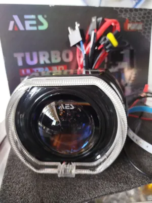 PROMO BESAR paket biled aes bi laser 3incs set shroud 3incs devil rgb kabel rilay original aes -SYARIF GARAGE